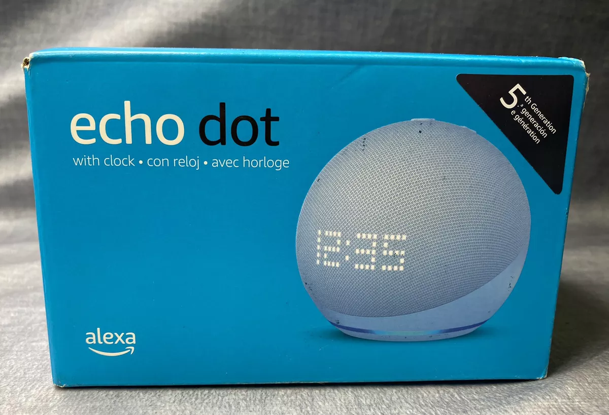 Alexa Echo Dot 5Th Gen Con Reloj - DT Technology