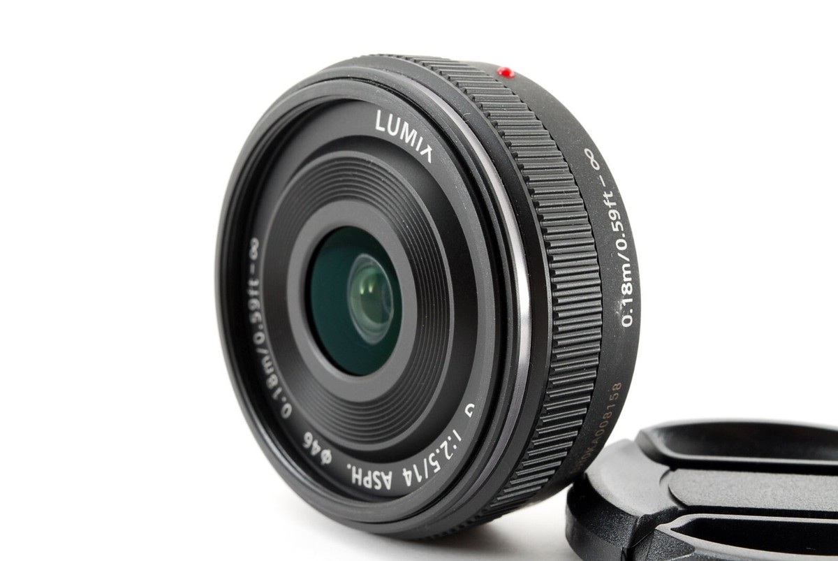 Panasonic Lumix G 14mm f/2.5 ASPH Black H-H014 Lens [Exc+++] From