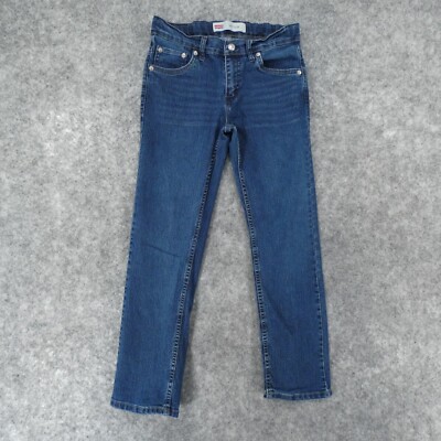Levi's 511 Jeans Youth 12 Reg 26x26 Slim Straight Med Wash Adjustable Waist