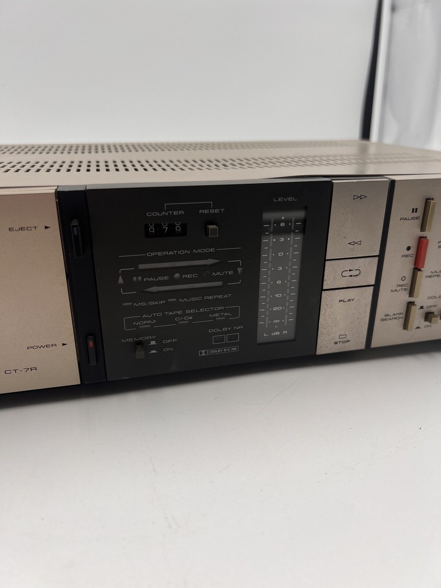 Pioneer CT-7R Stereo Cassette Tape Deck | 1981 Retro Pioneer CT-7R Stereo Cassette Tape Deck | 1981 Retro