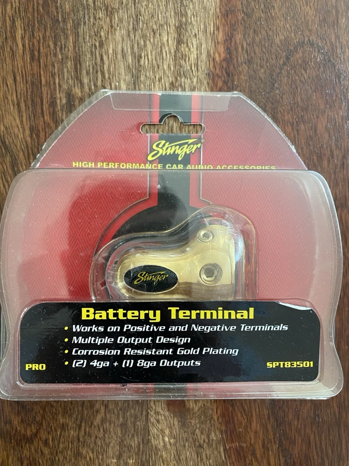 STINGER SPT53501 POSITIVE NEGATIVE BATTERY TERMINAL (2) 4 GAUGE + 8 GAUGE OUT - Image 3 of 4