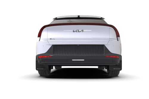 Rally Armor Fits 22-23 Kia EV6 Black UR Mud Flap Dark Grey Logo - Picture 4 of 6