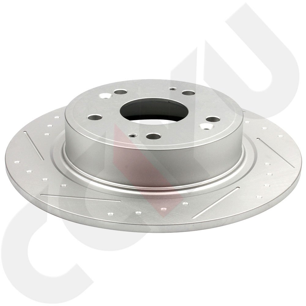 FOR Honda Accord 20082011 Front Rear Drilled Slotted Brake Rotors