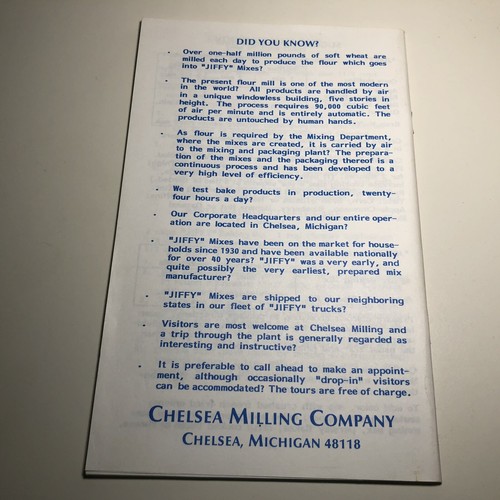 Jiffy Mixes Recipes Pamphlet Cookbook Recipes - Picture 2 of 4