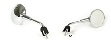 Chrome Court Rétroviseur Vespa GTS 125-300 HPE 2019 Onwards Supertech Iget Paire
