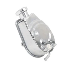 For Chevy Ford GM Chrysler P Series Polished Power Steering Pump Keyway Style