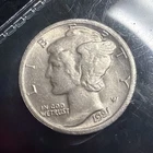 1921 Mercury Dime VG Nice Coin! Key Date
