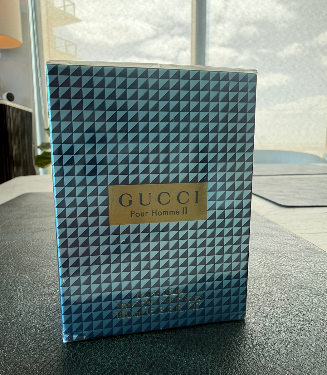Gucci Pour Homme II 3.3oz Men's Eau de Toilette Cologne Brand New