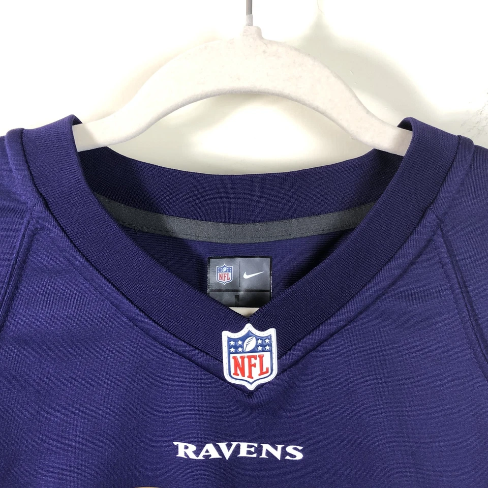 Camiseta deportiva juvenil Baltimore Ravens Nike Terrell Suggs #55 NFL On Field L 14-16 púrpura Foto 4 de 4