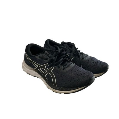 ASICS Gel Excite 7 Women 10 Running Shoe Black Low Top Active Sneakers 1012A561