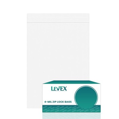 4'' x 4'' Heavy Duty 4Mil Clear Zip Bags Plastic Reclosable Top Lock Baggies