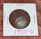1953-D Silver U.S. 10C Roosevelt Dime ~ 90% Silver
