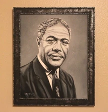 Oil Paining of MALIETOA TANUNAFILI II of SAMOA