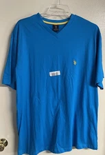 US Polo Assn. Men’s XLT  T-shirt Teal Blue Short Sleeves