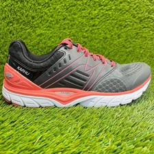 Karhu Fast 7 MRE Womens Size 9 Jet Black Coral Athletic Running Shoes Sneakers