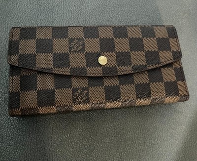 Louis Vuitton Emilie wallet in Damier Ebene canvas