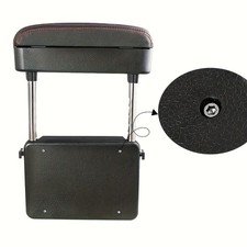 360 - Flexible Leather Adaptive Car Armrest Compatible with Most Vehicle Models