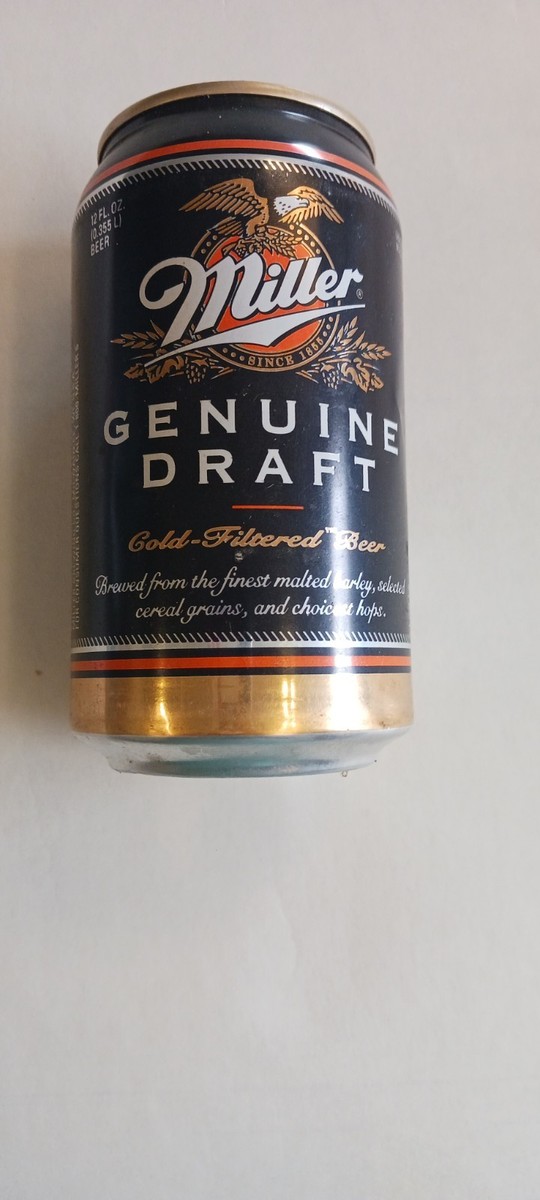Miller Genuine Draft HARLEY DAVIDSON 95th Anniversary Beer Can 12