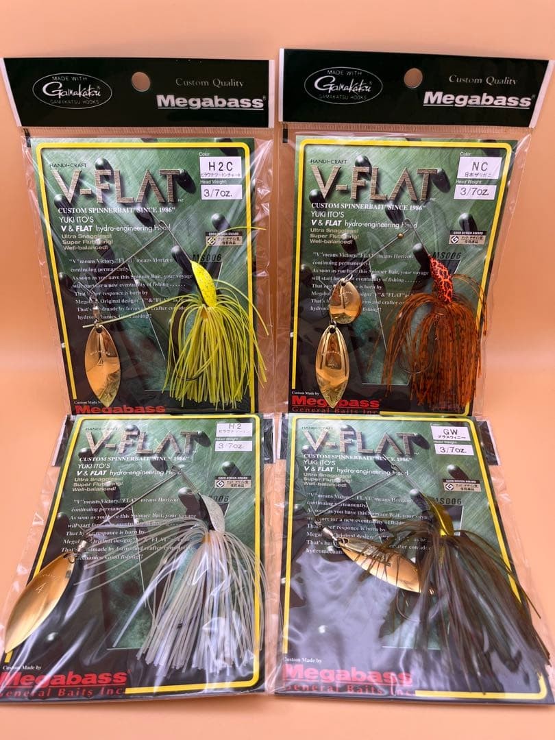 Fishing Lure 16-9 V-FLAT Spinnerbait Set of 4 3/7oz Japan Limited 1999-2004 - Image 10