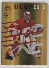 2023-24 Upper Deck SP Game Used Deep Cuts Red 11/35 Dustin Wolf #DC-13 7wp