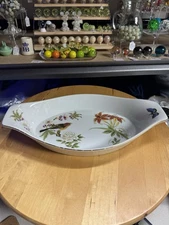 4973 Vtg 1940-1970 Shafford Chinese Garden Au Gratin Dish