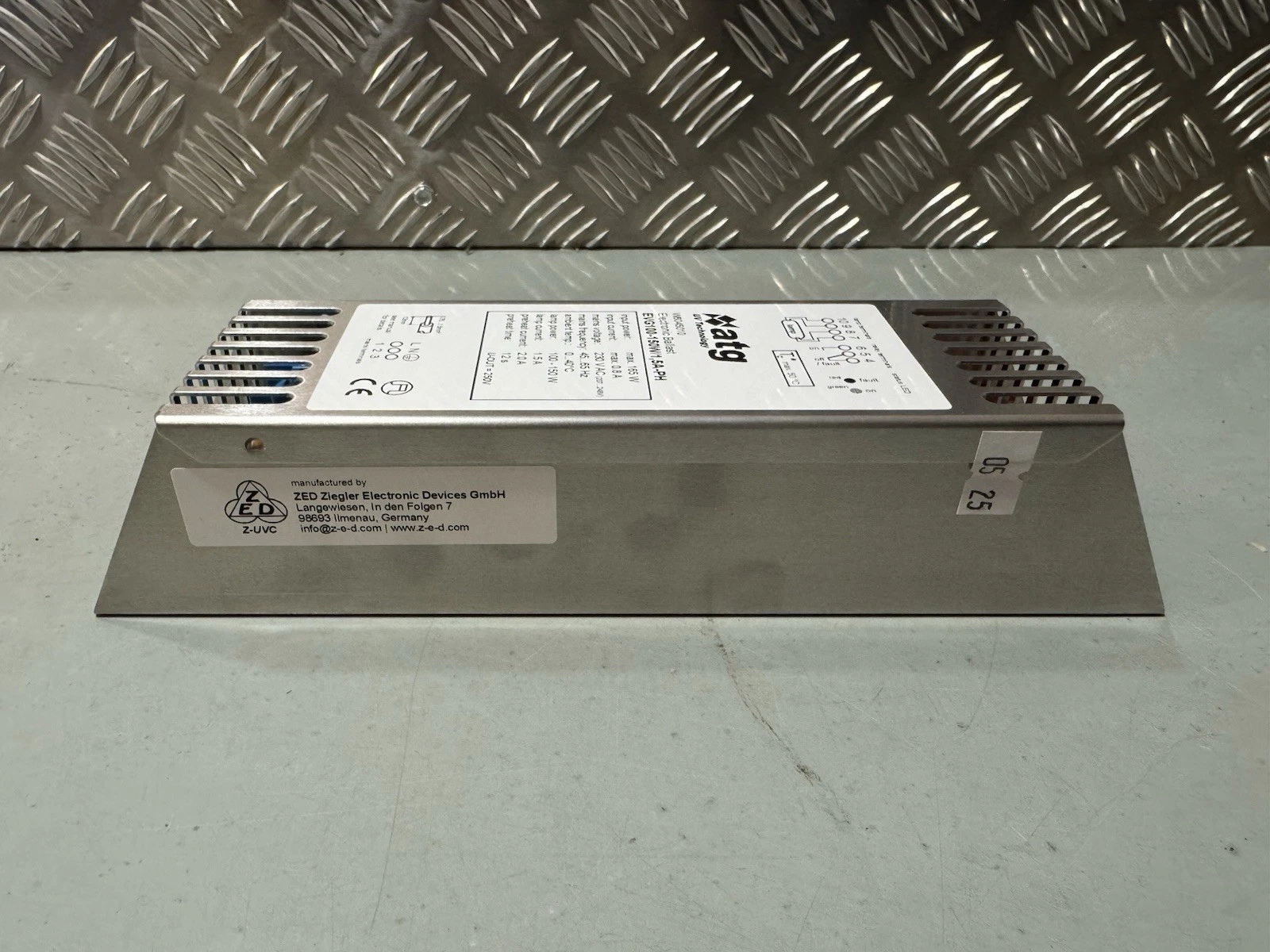 ATG Electronic Ballast EVG100-150W/1.5A-PH W6045010 Evoqua Brand New 8