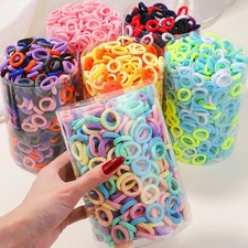 Men Women Hair Ties Soft Seamless Hair Bands Fr Thick Thin Hair Ponytail Holders
