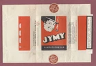 Old EMPTY cigarette tobacco packet label circa 1950's Finland #235