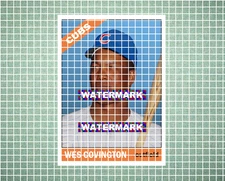 Wes Covington Chicago Cubs 1966 Style Custom Baseball Art Card
