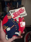 VINTAGE PEPSI-COLA PORCELAIN SIGN BEVERAGE SODA GAS STATION SIGN COKE 10"×6.5".