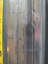 Image of 6 x Piano Hinge 1 Metre 1000mmm nickel plated.