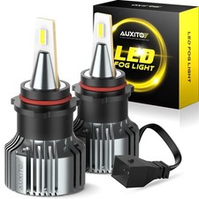 2X AUXITO PSX26W LED Fog Light Bulb Kit High Power Lamp DRL 6500K Super White S