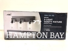 Hampton Bay Regan 21 in. 3-Light Espresso Bronze Bathroom Vanity Light New