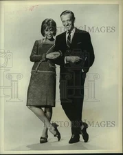 1964 Press Photo Barrie Chase and Fred Astaire Co-Star in "Think Pretty" on NBC