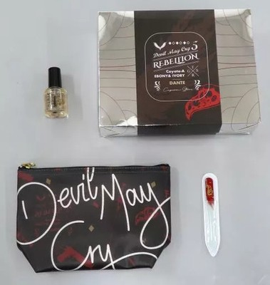 Capcom Store Tokyo Devil May Cry 5 Nail Coffret Set Red Messaging