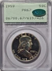 New Listing1959 Franklin Half Dollar PCGS PR 67 CAC OGH Rattler