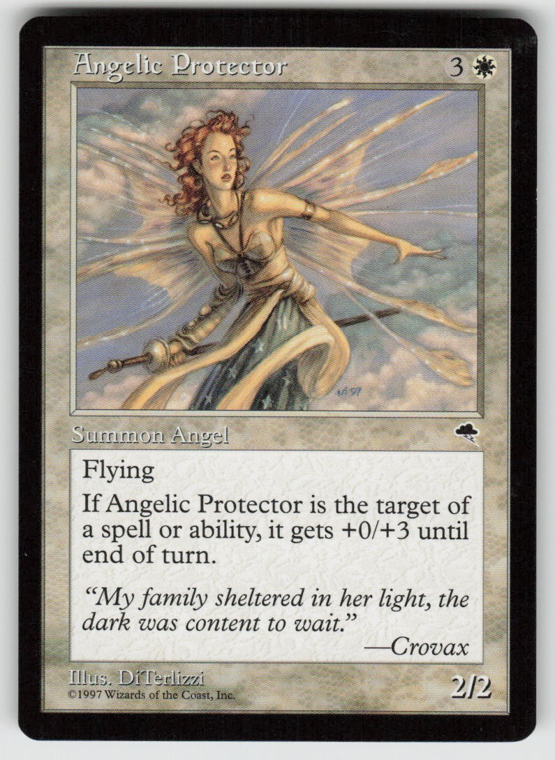 Angelic Protector Uncommon Tempest 2 MTG Lightly Played