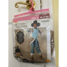 Legend of Korra Girl's Avatar Korra Dress Up Halloween Costume Medium 7/8 NEW