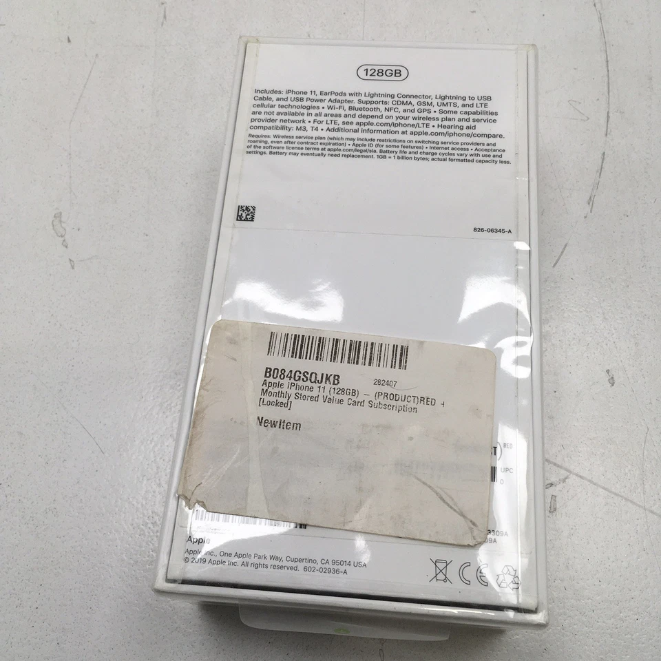 Apple iPhone 11 - 128 GB -Locked T-mobile, Red, NIB - Image 3 of 3