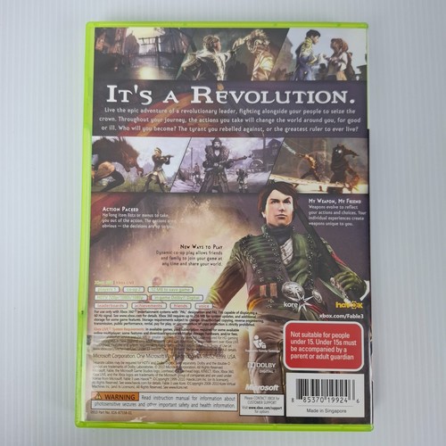 Fable III Xbox 360 Game 2010 MA15+ PAL Microsoft Studios RPG Action Adventure - Picture 3 of 8