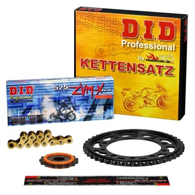 SILENT PLUS Kettensatz Honda XL 700 V Transalp (RD13) 08-11 DID ZVM-X G&G ENDLOS