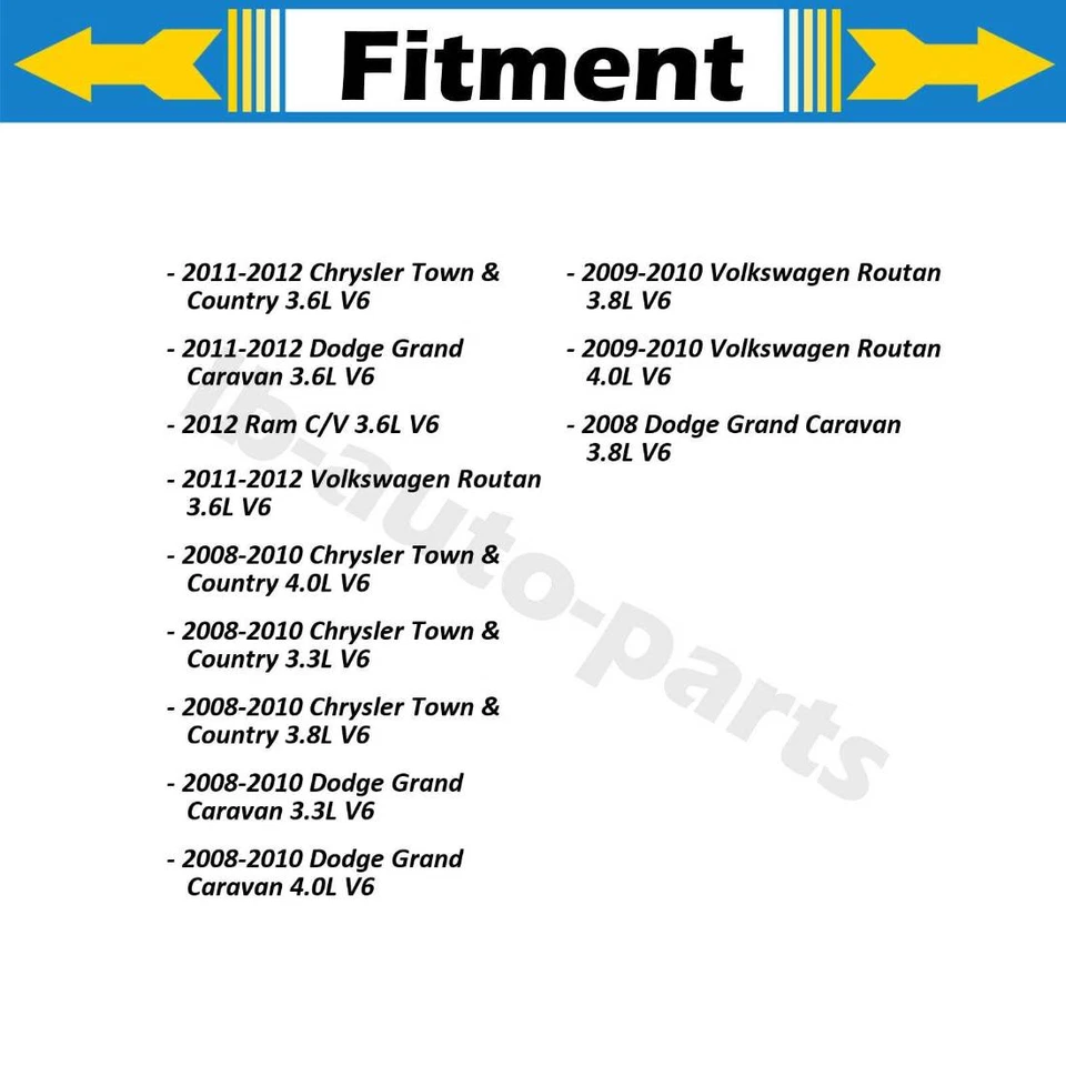2 шт передний тормозной шланг первый стопор для Dodge Grand Caravan 2008-2012 - Изображение 2 из 4