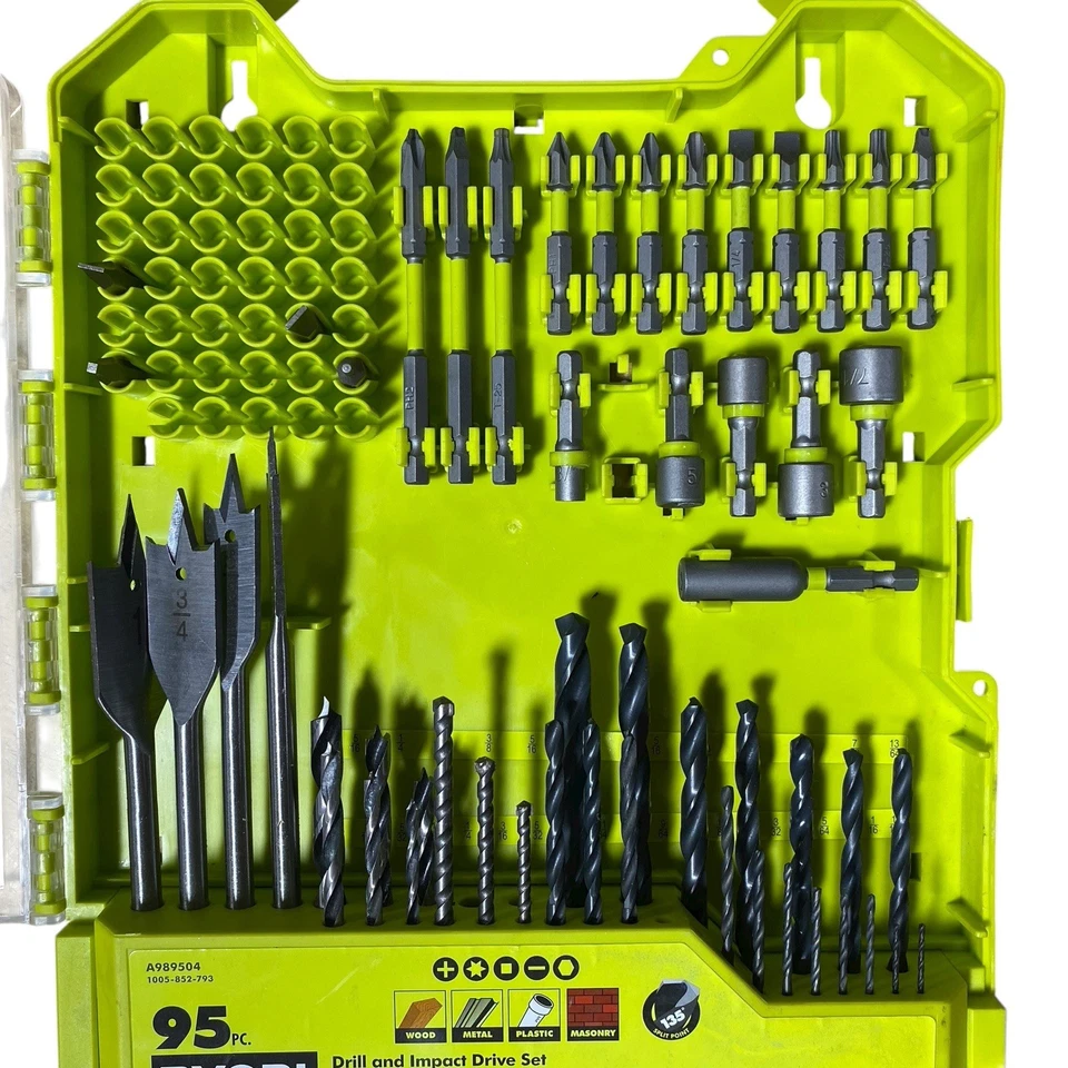 Kit conjunto de brocas e brocas de impacto Ryobi A989504 CONJUNTO INCOMPLETO - Imagem 3 de 4