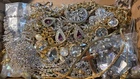 2 Lb Costume Jewelry VTG Modern Lot Rhinestones Monet 925 Avon Garne Lot 47