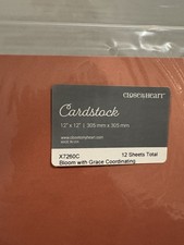 Close To My Heart Bloom With Grace Cardstock Rare And New