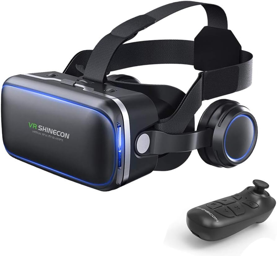VR Headset for Iphone & Android Phone,3D VR Glasses for Tv,Movies & Video Games,