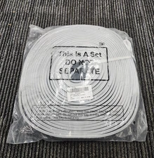 BBTO 40 Feet Door Weather Stripping Seal Winter Window Black Soundproof