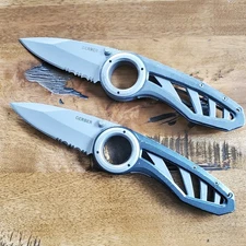 Gerber Remix Pocket Knife Finger Hole Combo Blade Liner Lock, price per knife