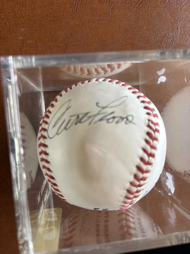 Curt Flood Autographed Senior Professional Baseball Association Baseball - Picture 4 of 4