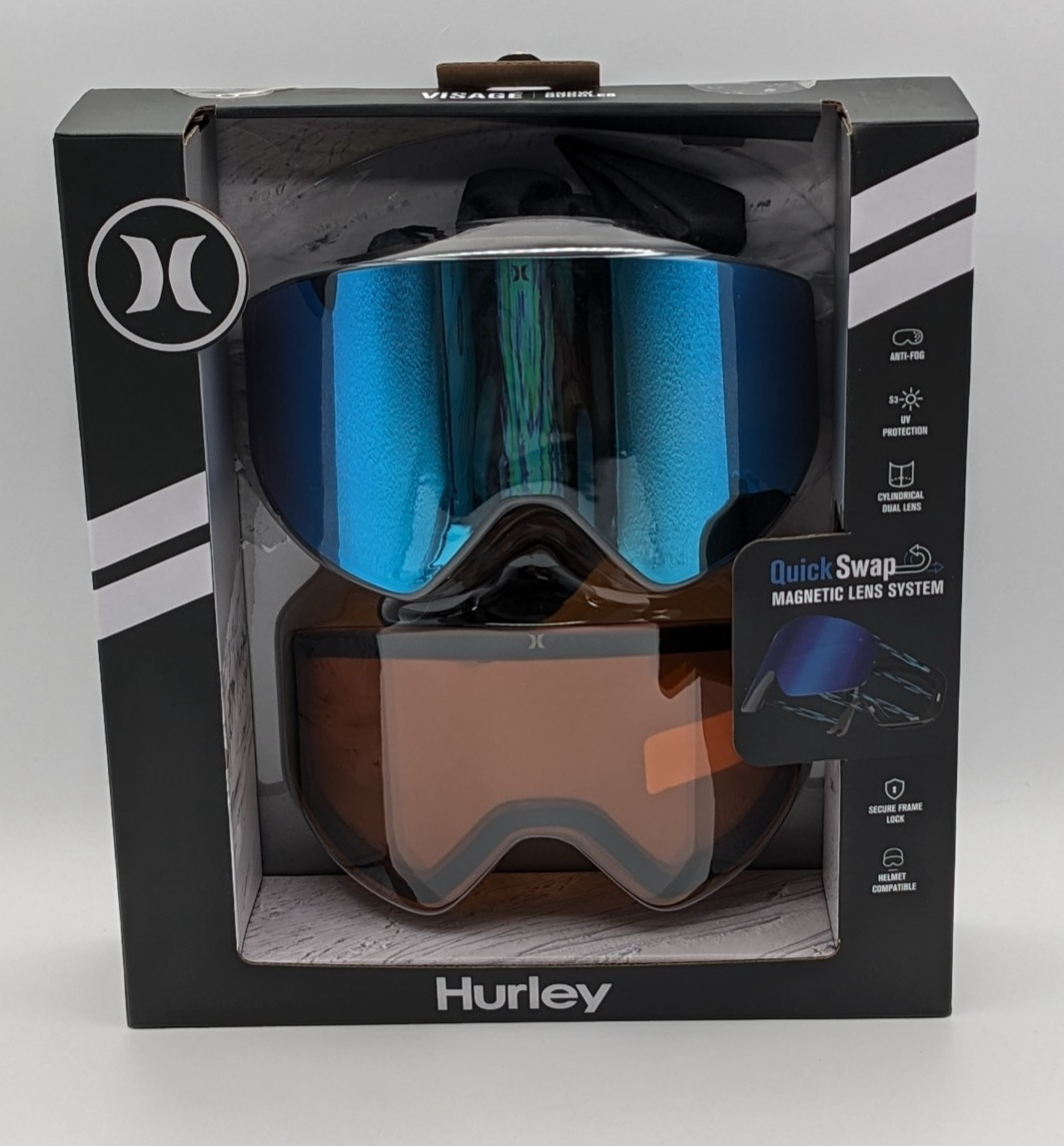 Hurley Visage Adult Snow Goggles Quick Swap Magnetic Lens  display picture 2